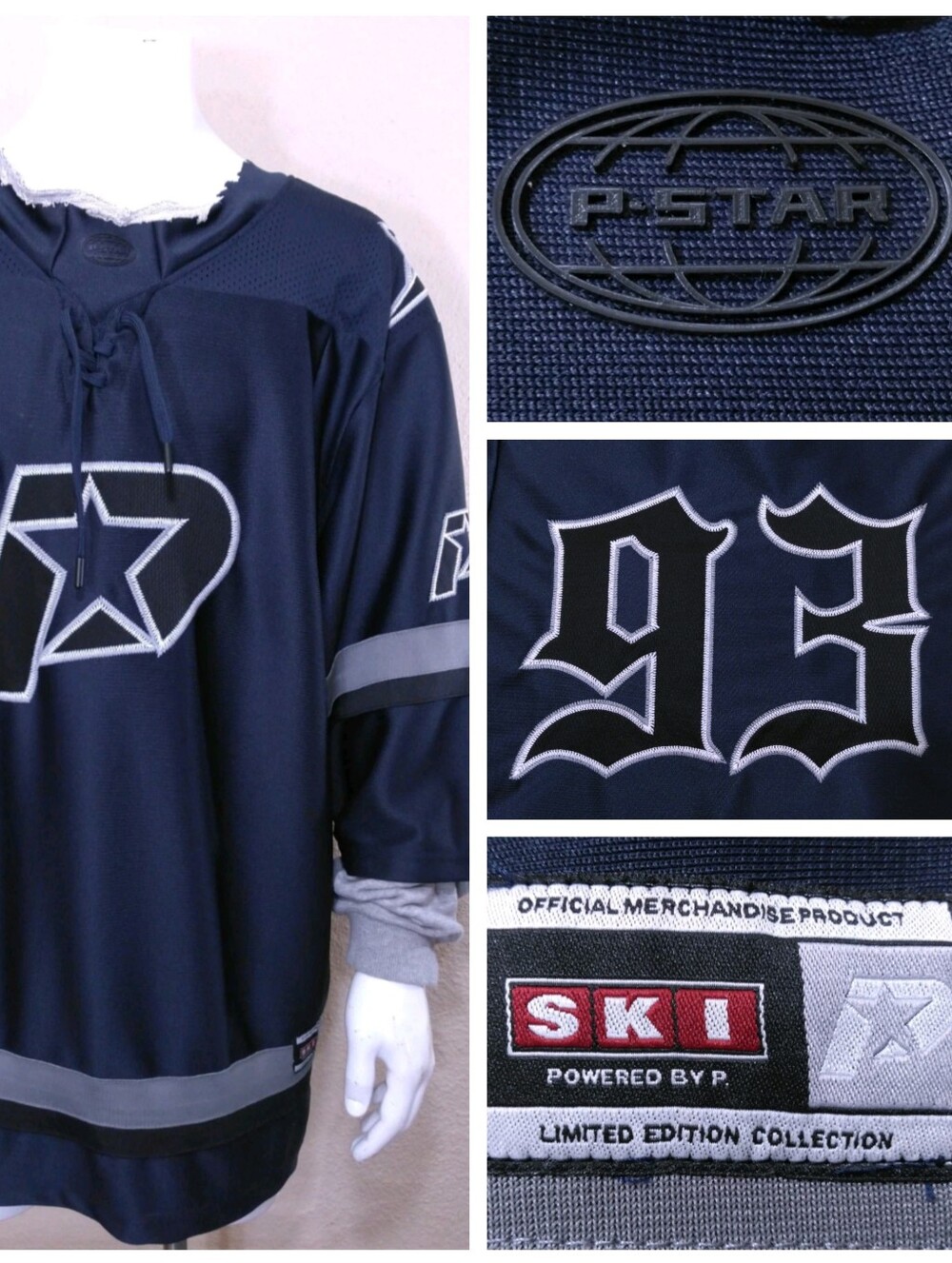PSTAR Hockey Jersey XL P by GUNNA Long Sleeve P STAR Boohoo MERCH Drip Season